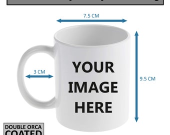 Your Image on a White Ceramic Mug (325ml)