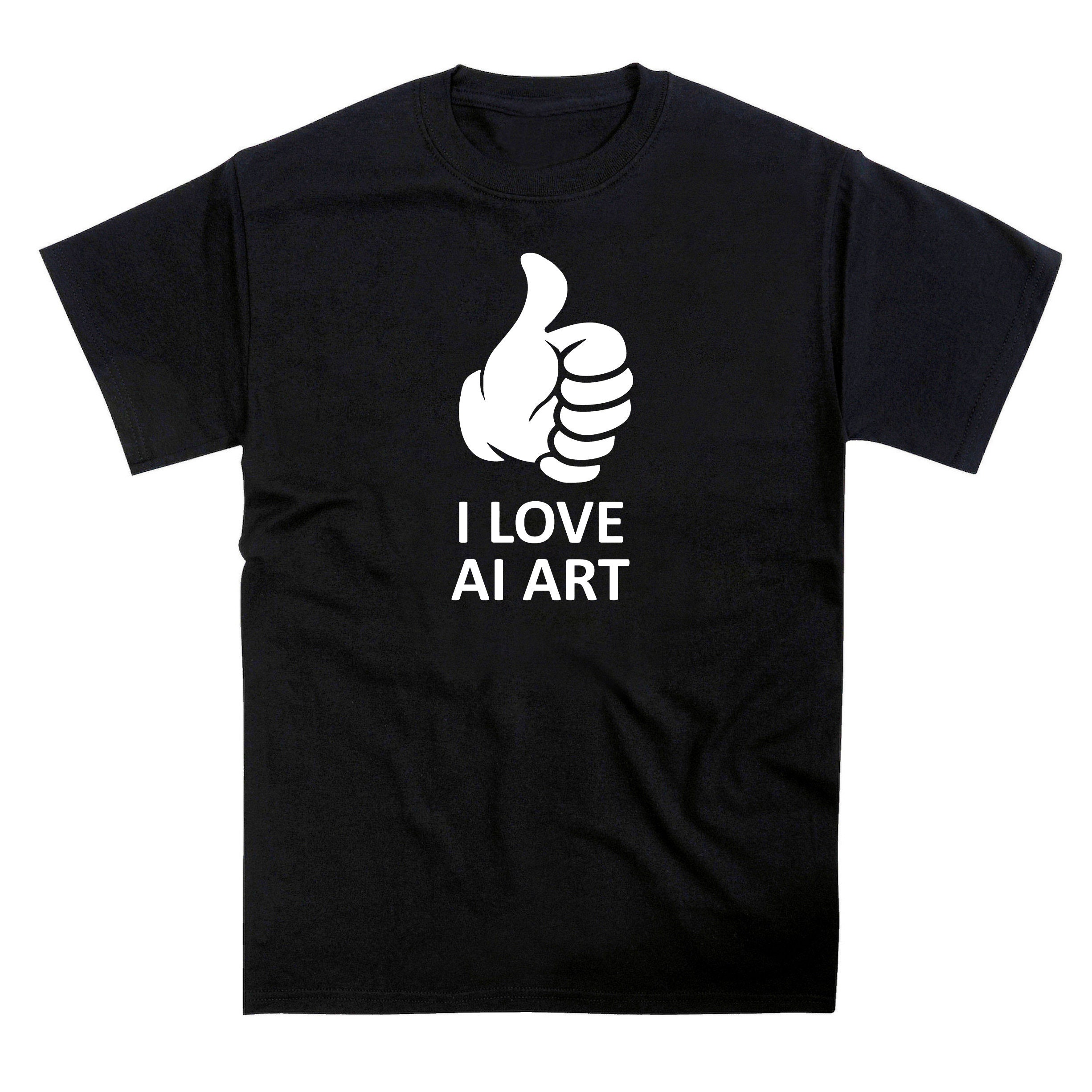 I Love AI Art Slogan Funny Hand Tshirt - Etsy