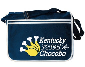 Kentucky Fried Chocobo Navy Blue Messenger Shoulder Bag