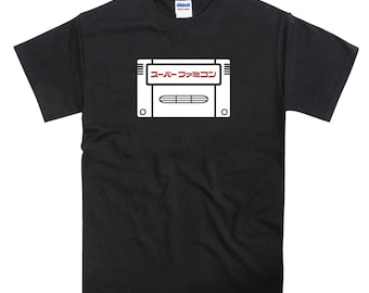 SNES Super Famicom Cartridge Tribute T-shirt