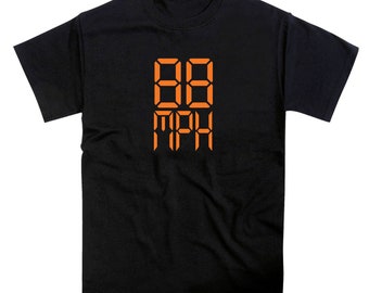 88 MPH Back to Future Inspired Flux Capacitor Movie Tshirt