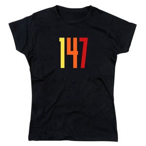 Ladies 147 Snooker Score Tshirt