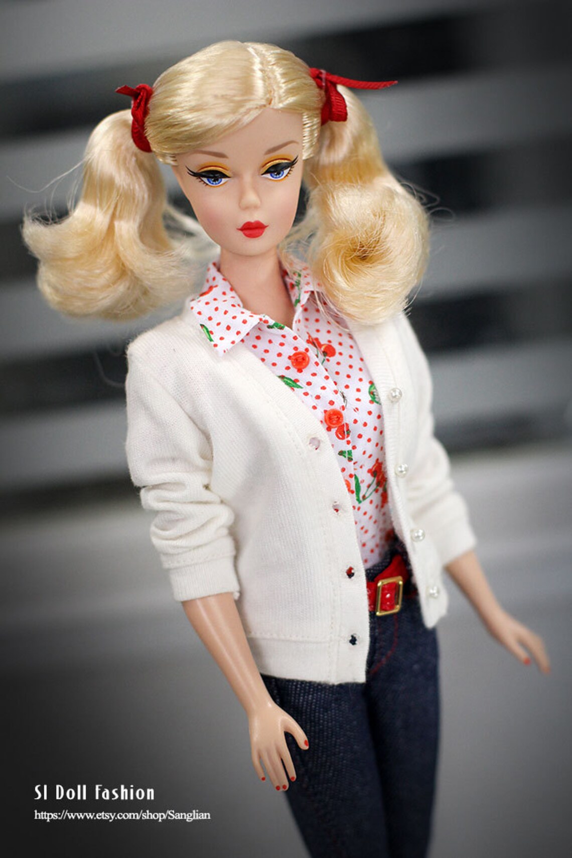 Vintage Coat for Silkstone Barbie Doll by SL Doll Fashion - Etsy