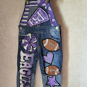 Custom painted spirit wear, overalls, jeans, jacket *Please READ the description!*