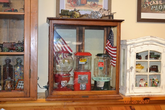 Vintage Antique Country General Store Display Case Antique Etsy