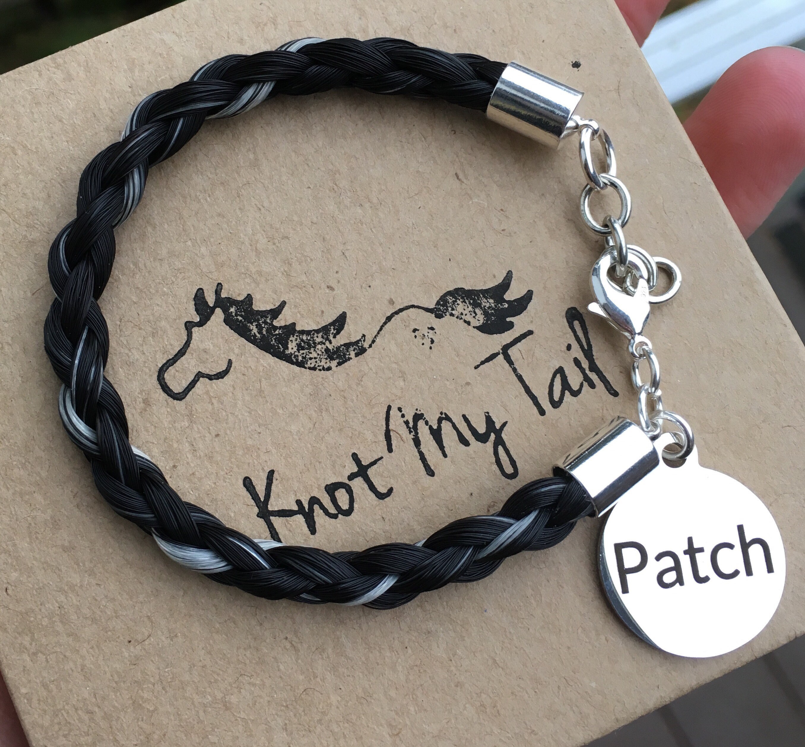 Personalized Horsehair Bracelet Horse Tail Bracelet Etsy
