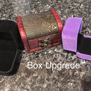 Ring Box -Upgrade- Add On to a Purchase Only