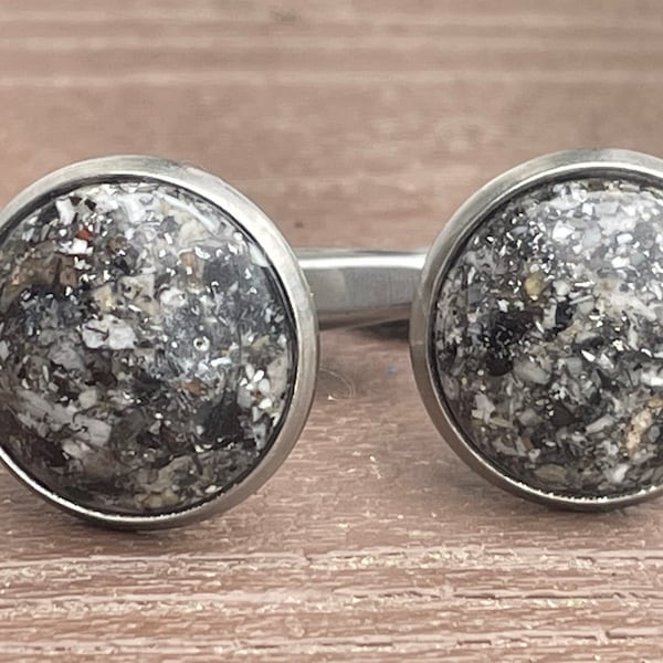 Cremation Cufflinks, Custom Cufflinks, Memorial Cufflinks