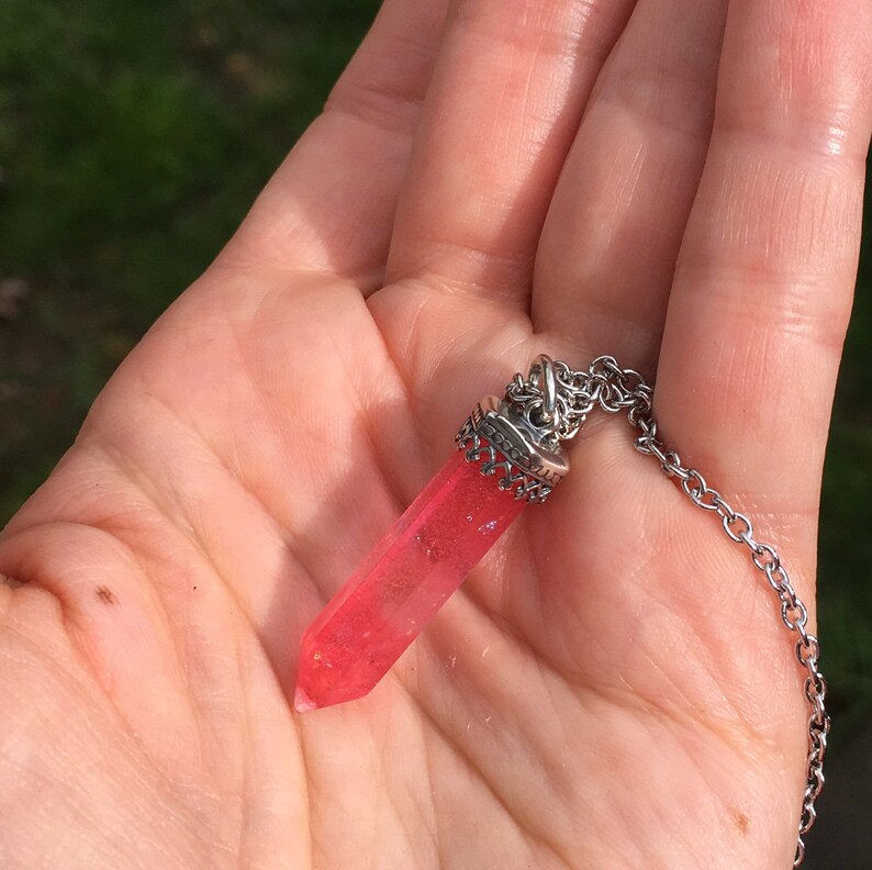 Pet Ash Pendant Pet Ashes Jewelry Pet Cremation Crystal Pendant Pet Memorial Jewelry
