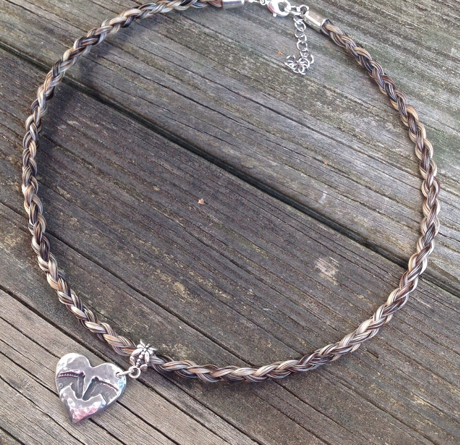 Horse Hair Necklace Personalized Equestrian Gift Equestrian Etsy