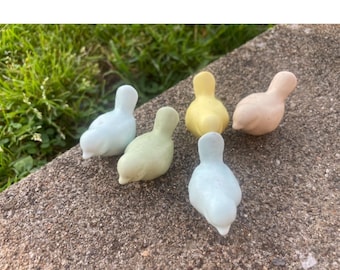 Special Price ! Pack of 5 — Cremation Stone, Bird Figurine, Memorial Stone, Bird Urn, Small, You MUST send ashes to me
