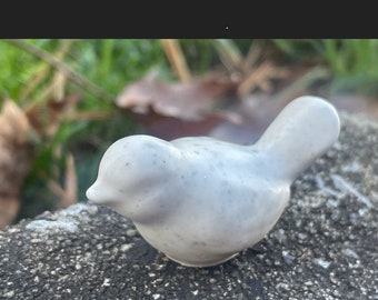 Cremation Stone, Bird Figurine, Memorial Stone, Bird Urn, Small, You MUST send ashes to me