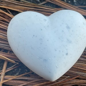 Cremation Stone, Heart Memorial Stone, Heart Urn, Puffy Heart Stone, Non -Resin Item