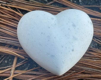 Cremation Stone, Heart Memorial Stone, Heart Urn, Puffy Heart Stone, Non -Resin Item