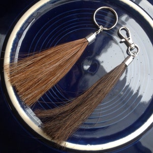 Horse Hair Tassel Key Chain