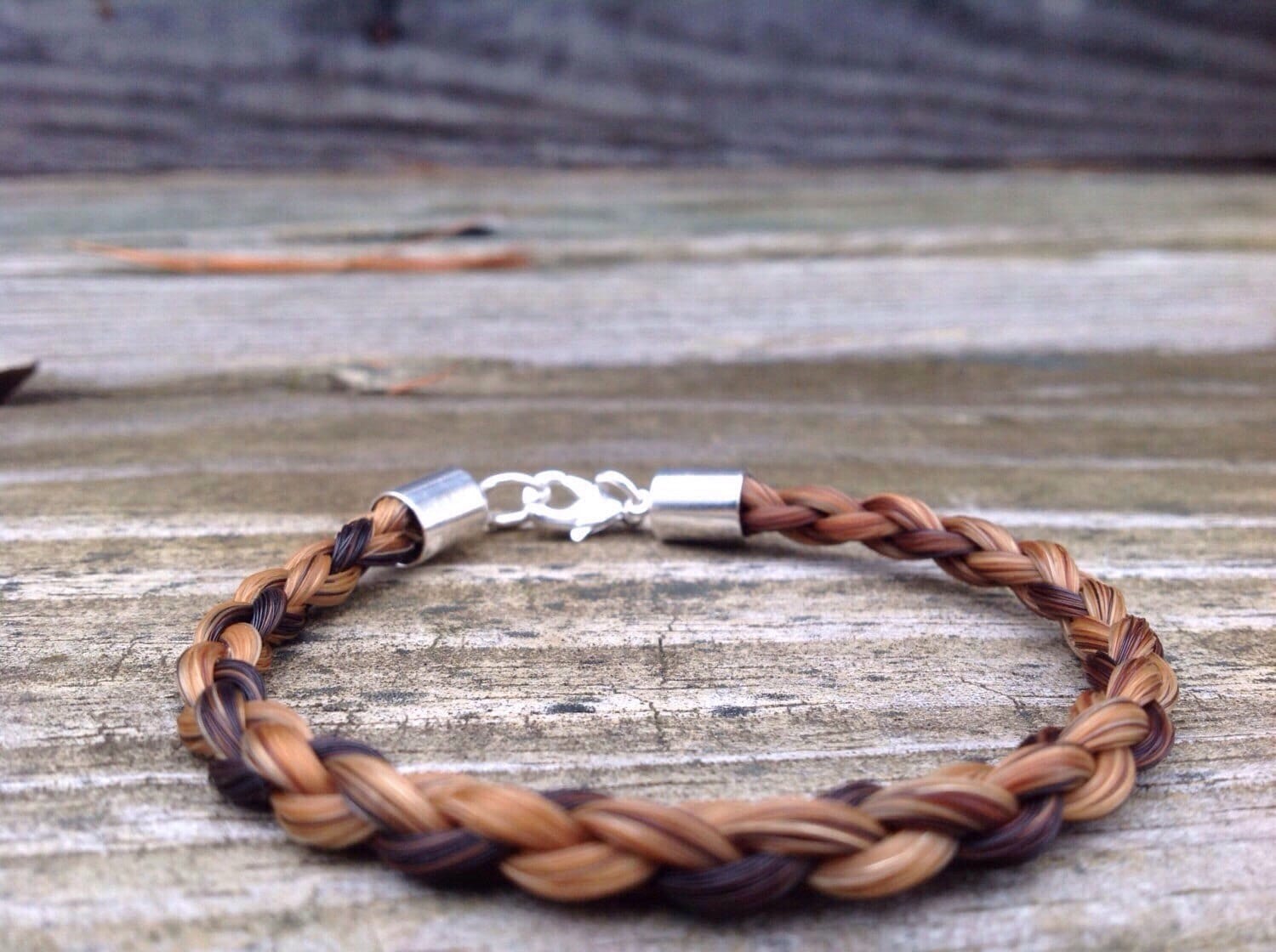 Custom Horsehair Bracelet - Horse Tail Bracelet Western Equestrian