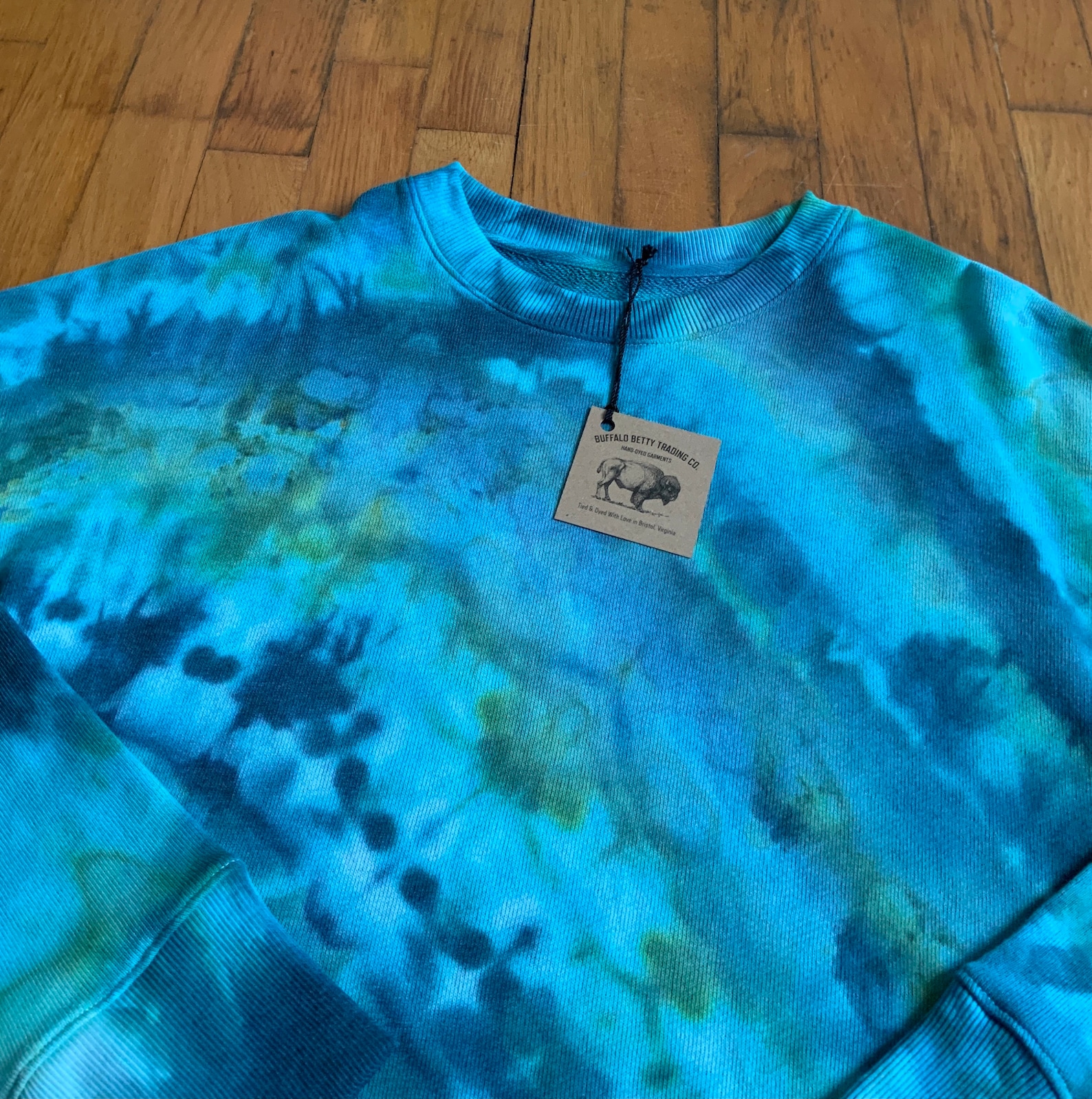 S tie dye PULLOVER french terry LIGHTWEIGHT crew neck | Etsy