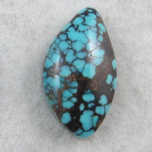 Cloud Mountain Turquoise Natural Nice Domed Freeform Cab