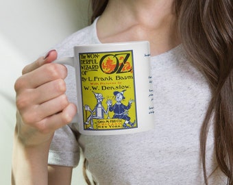 White glossy mug