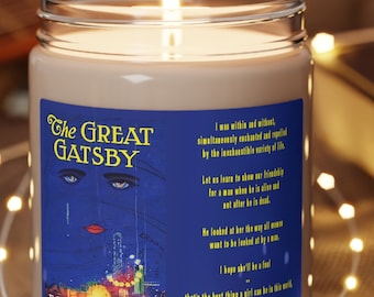 Vela de soja perfumada Gatsby, 9 oz