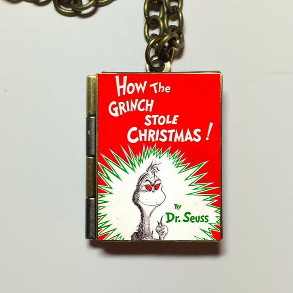 How the Grinch Stole Christmas - Book Locket