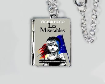 Les Miserables Book Cover Locket