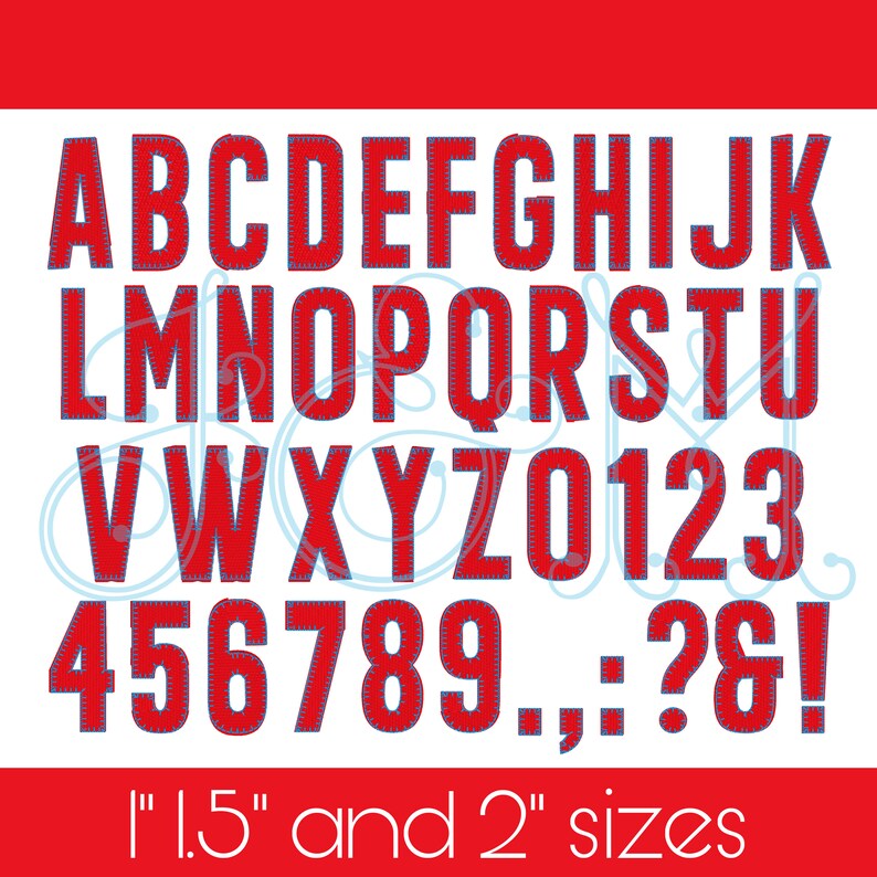 Blocky Blankie Font Fill Stitch With Blanket Stitch Outline Alphabet ...