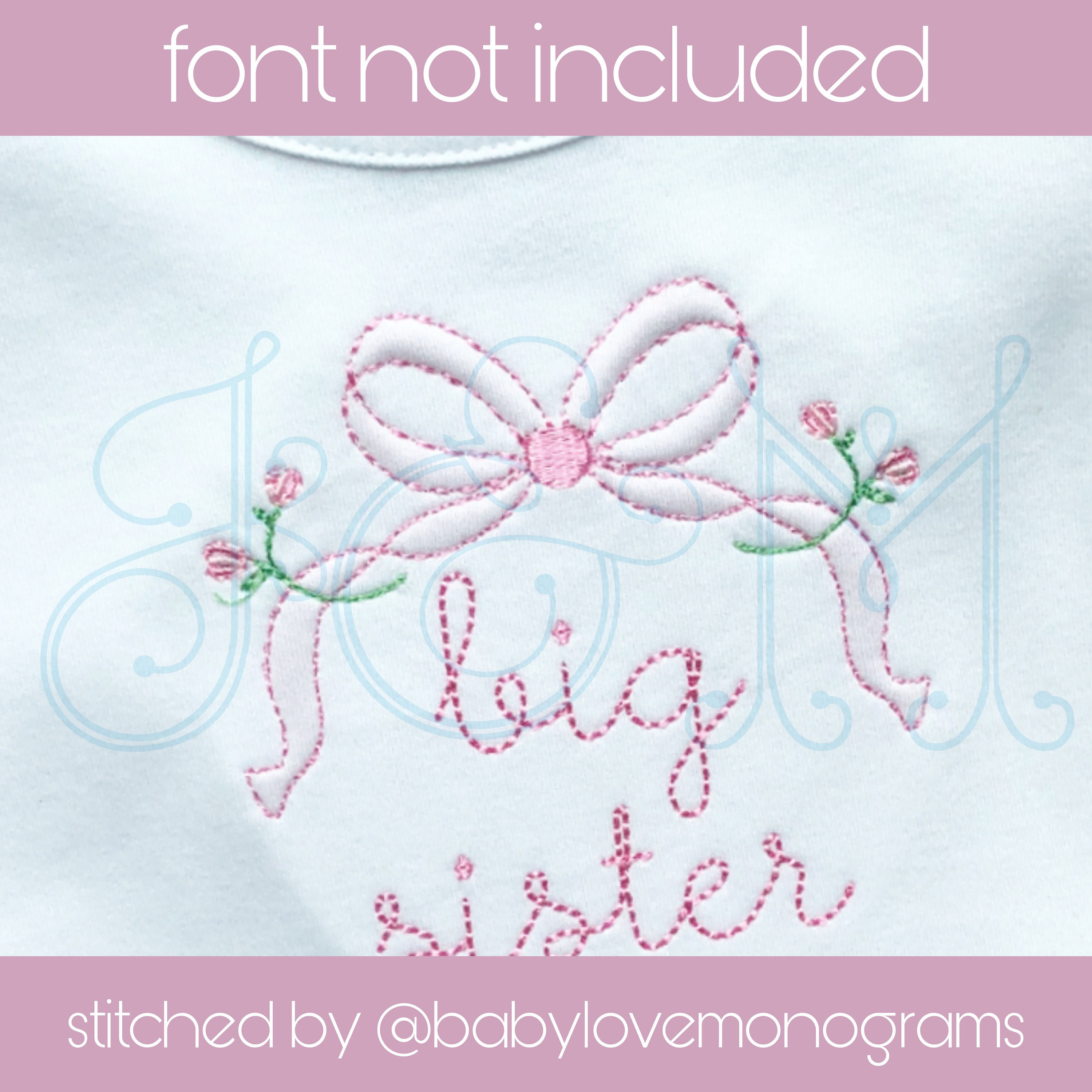 Stunning Heirloom Shadow Work Machine Embroidery Design Bow