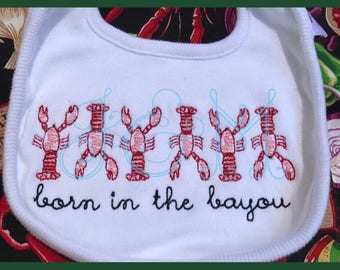 Crawfish Lobster Sketch Embroidery Design - TEXT NOT INCLUDED