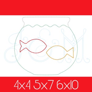 Può includere: Un pesce rosso e giallo che nuota in una boccia di pesce verde. La boccia di pesce è bordata di grigio e ha una parte superiore ondulata. Lo sfondo è bianco con un motivo a spirale blu.
