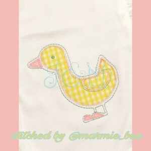 Little Duckling Applique Embroidery Design