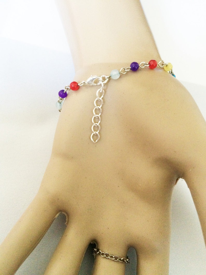 Finger Chain Bracelet Etsy
