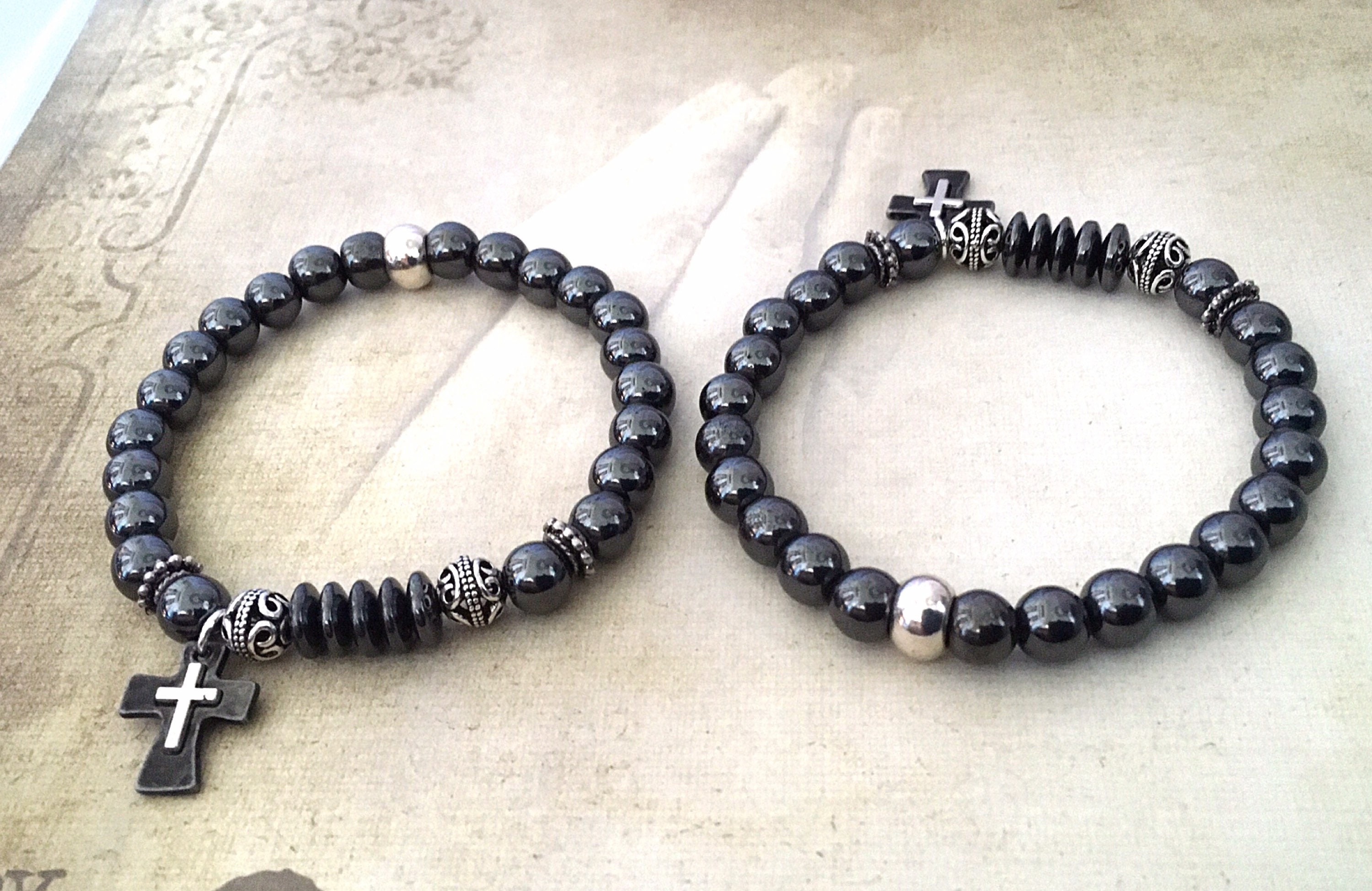 Mens FAITH Bracelet Etsy