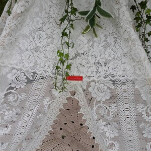 Teepee .Play Tent. Cream Lace Teepee handmade by Kittyandzac in Australia Ready to ship. Photography prop Birthday Cake smash image 3