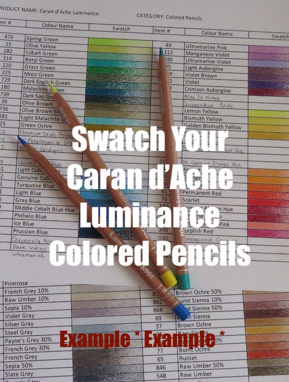 Caran d'Ache Luminance 6901 Set of 12 Colored Pencils