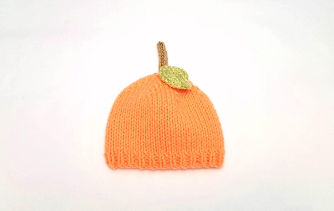Peach Baby Hat Peach Newborn Hat Peach Toddler Hat Peach Etsy