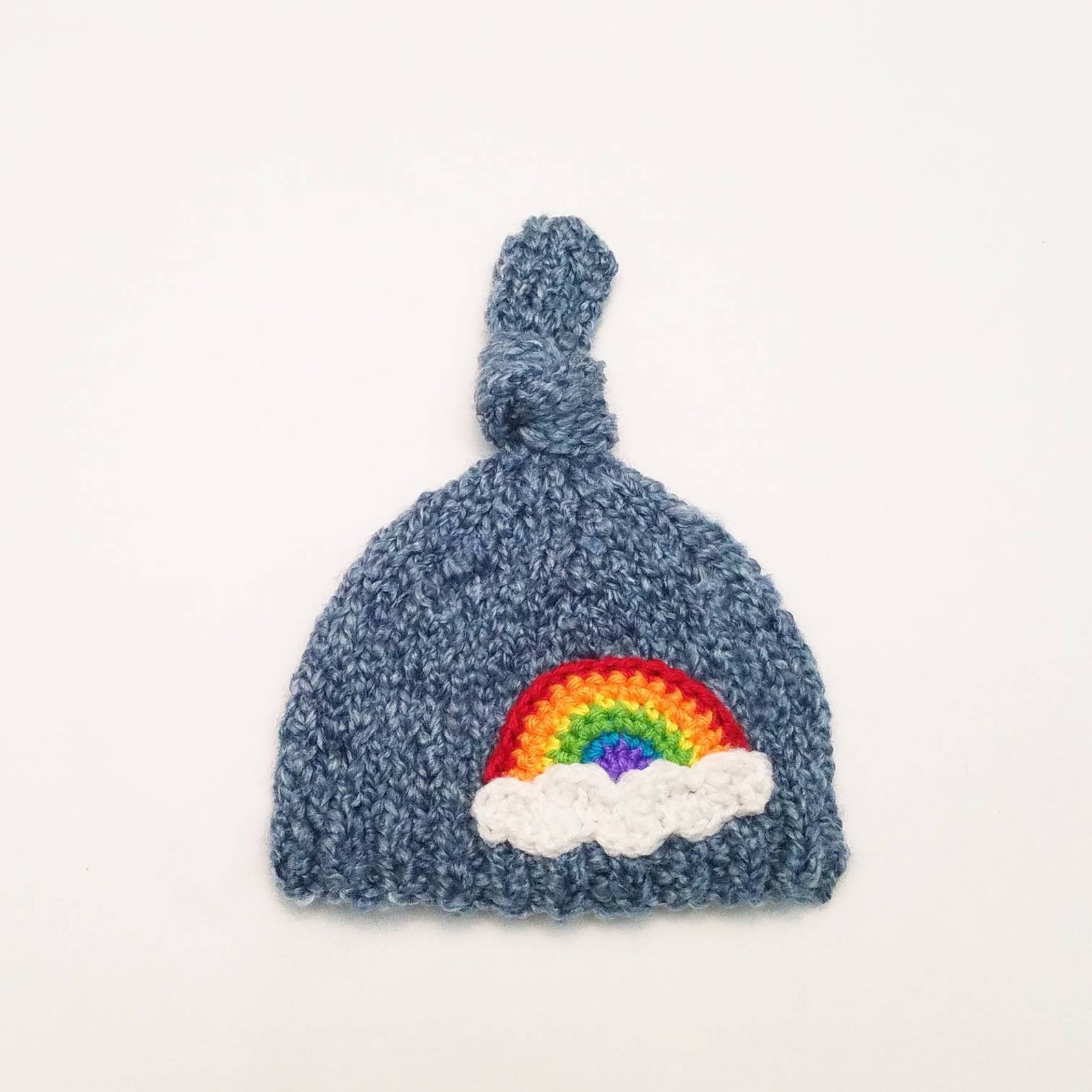Rainbow Baby Hat Baby Rainbow Hat / Rainbow Newborn Hat / Etsy