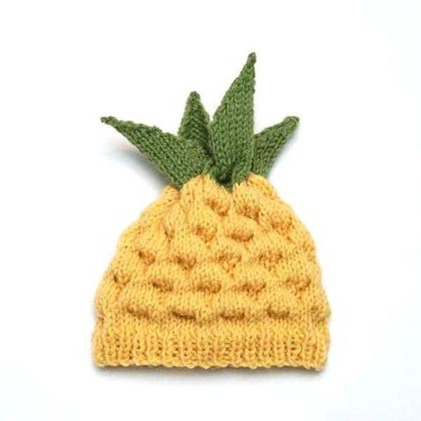 Pineapple Baby Hat | Pineapple Newborn Hat | Pineapple Infant Hat | Tropical Baby Hat | Pineapple Baby Costume | Newborn Photo Prop