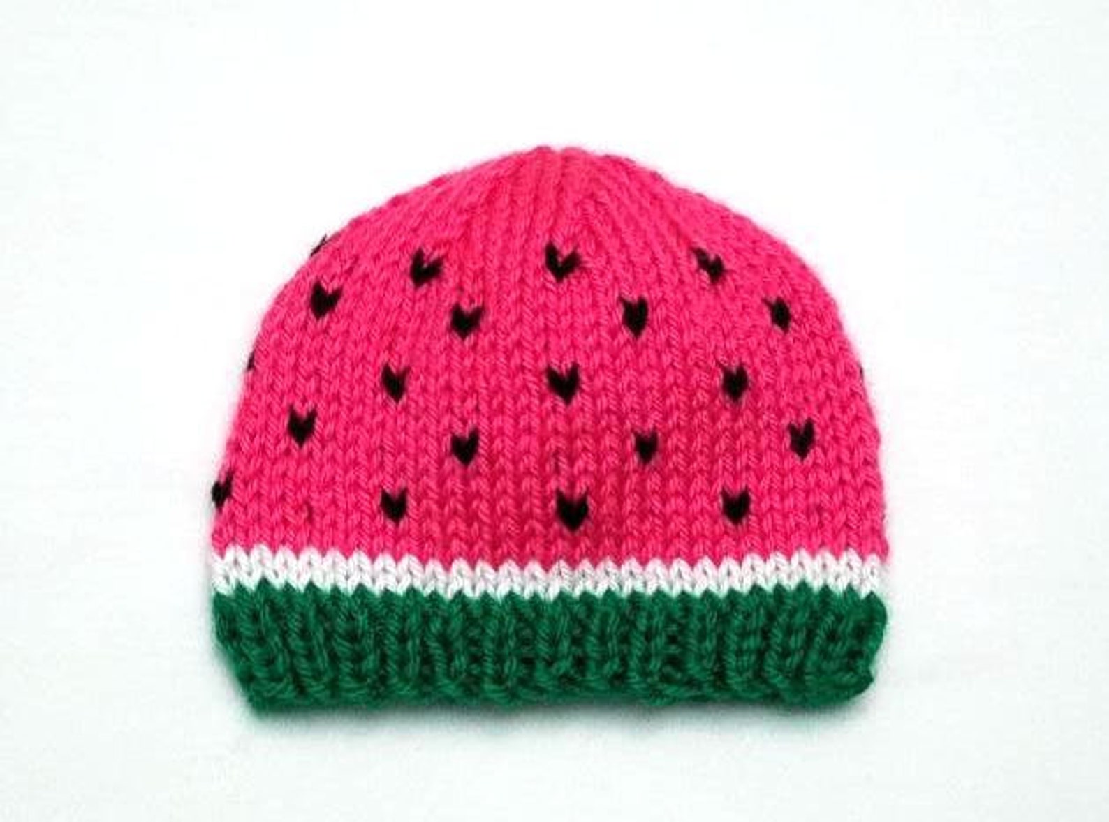 Watermelon Hat Watermelon Baby Hat Watermelon Baby Beanie Etsy
