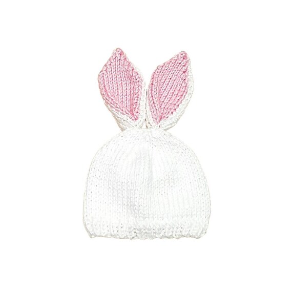 White Bunny Baby Hat White Bunny Newborn Hat Bunny Baby | Etsy