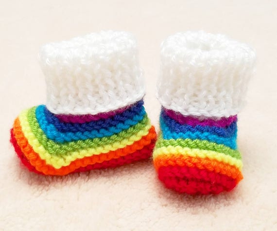 Rainbow baby shoes Clearance