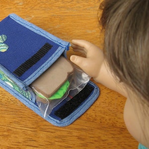 School Backpack Pdf Pattern for AG Doll and Bonus Lunch Bag Pattern - Etsy