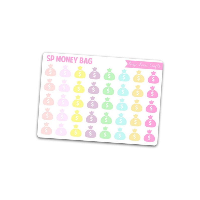 Spring Money Bag Stickers - 
