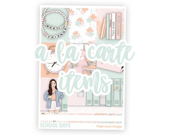 School Days A La Carte Sticker Items