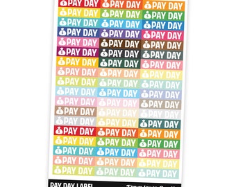 Pay Day Label Stickers