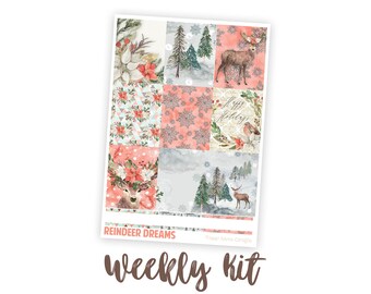 Reindeer Dreams Weekly Sticker Kit