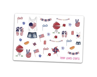 4th of july stickers