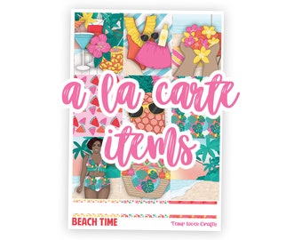 Beach Time A La Carte Sticker Items