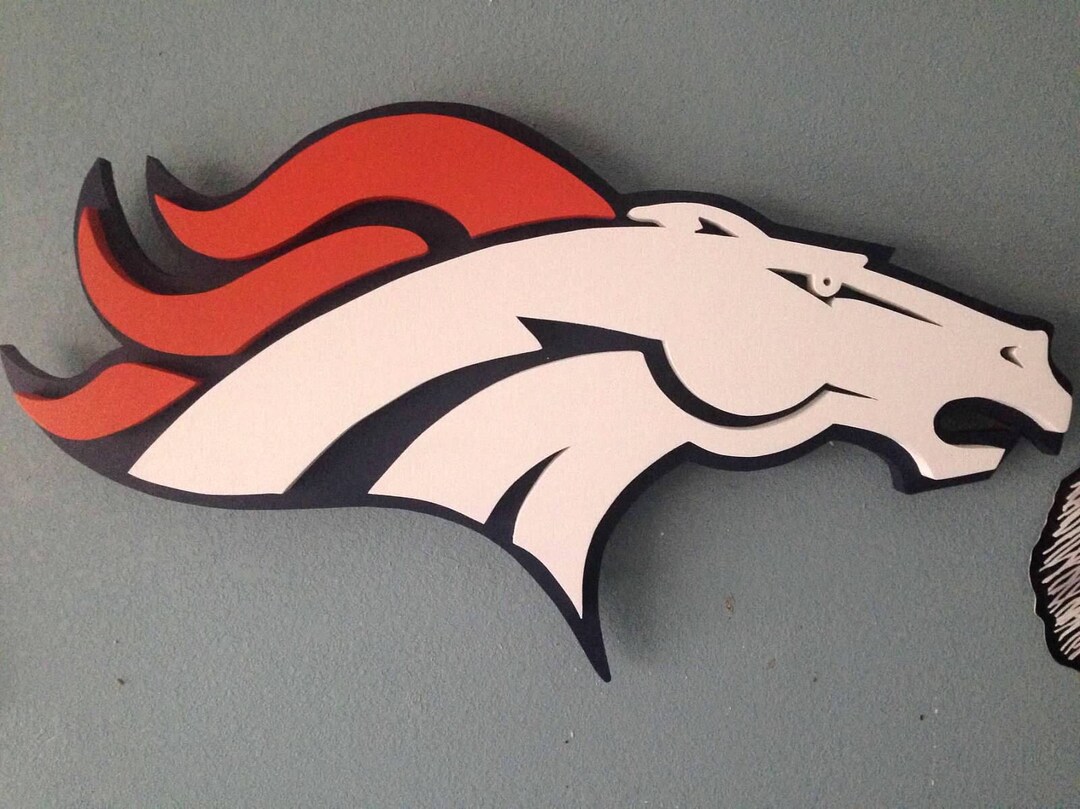 Denver Broncos 3D Logo - Etsy