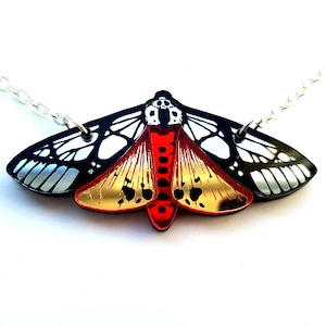 Tiger moth necklace